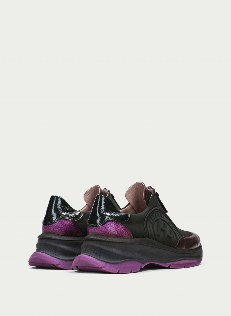 Adidasi Dama Hispanitas Alaska Verzi Maro Violet | CYK5555HL