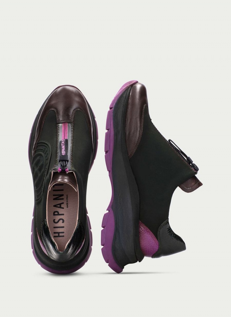 Adidasi Dama Hispanitas Alaska Verzi Maro Violet | CYK5555HL