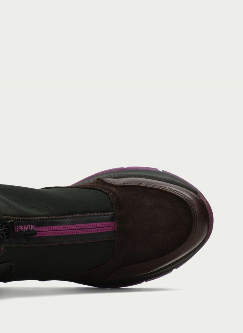 Botine Sport Dama Hispanitas Alaska Verzi Maro Violet | SKR6499AW