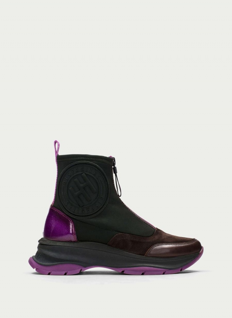 Botine Sport Dama Hispanitas Alaska Verzi Maro Violet | SKR6499AW