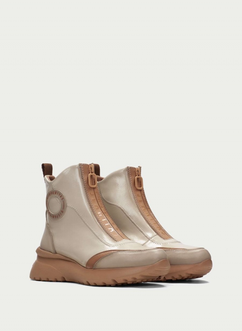 Botine Sport Dama Hispanitas Polinesia Albi | XNK3821PK