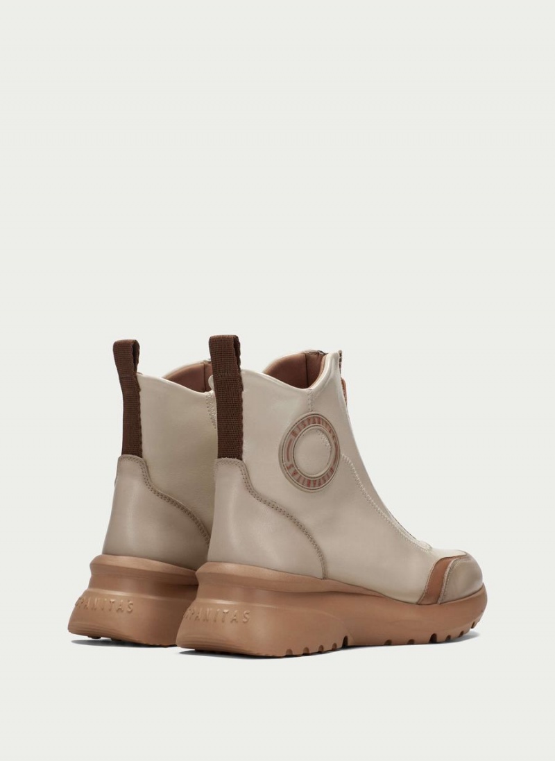 Botine Sport Dama Hispanitas Polinesia Albi | XNK3821PK