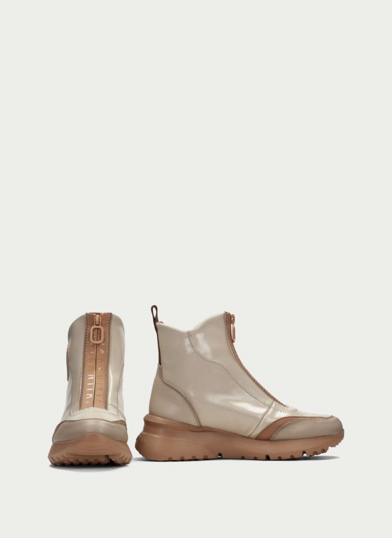 Botine Sport Dama Hispanitas Polinesia Albi | XNK3821PK