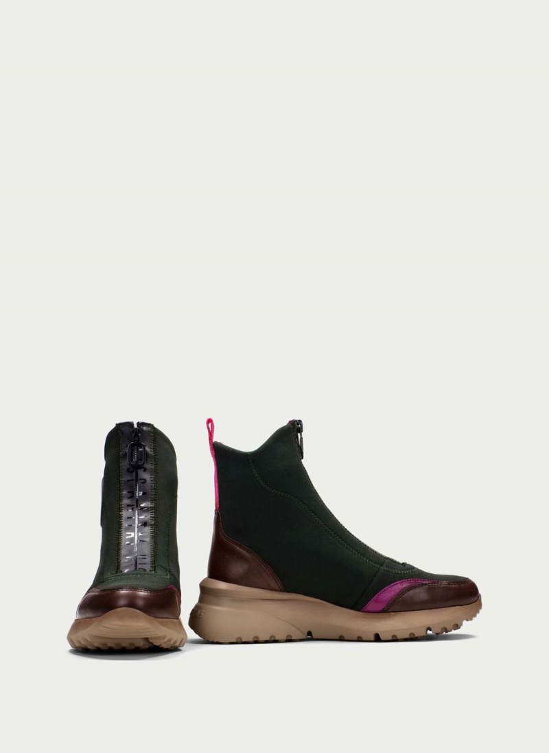 Botine Sport Dama Hispanitas Polinesia Maro Verzi | QFZ3332PQ