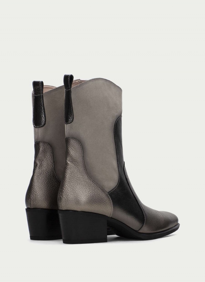 Cizme Western Dama Hispanitas Madeira Argintii | HLX106QG