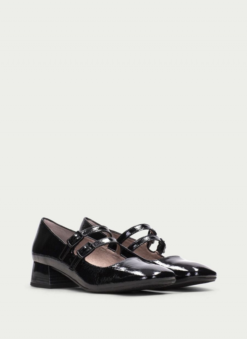 Pantofi Mary Jane Dama Hispanitas Manila Negrii | CMP1715FN