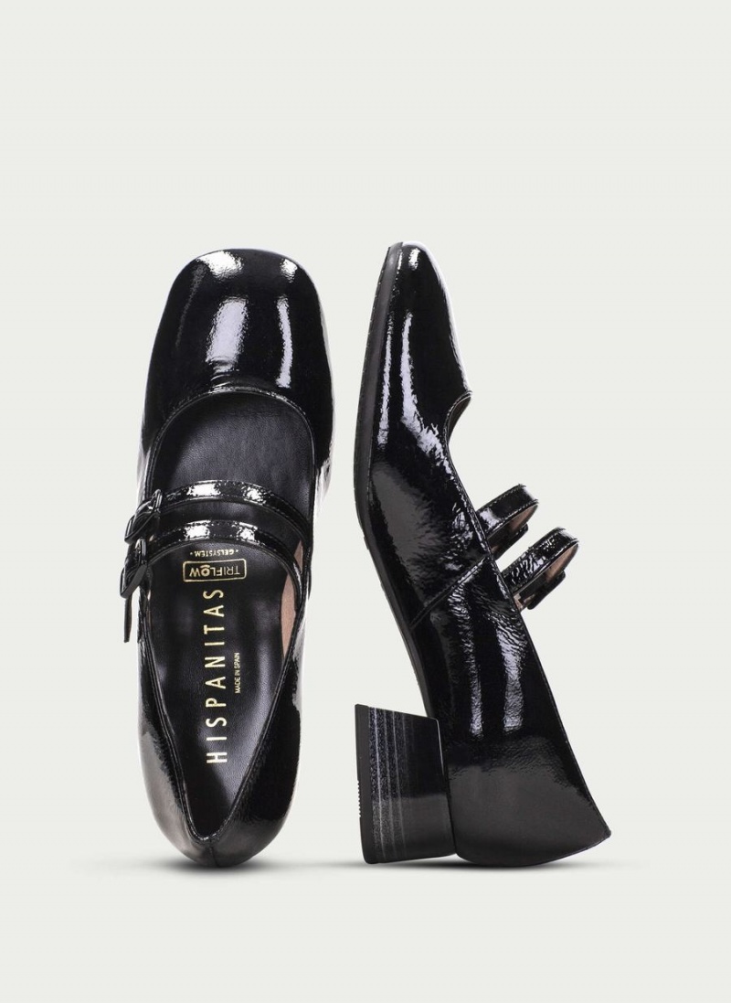 Pantofi Mary Jane Dama Hispanitas Manila Negrii | CMP1715FN