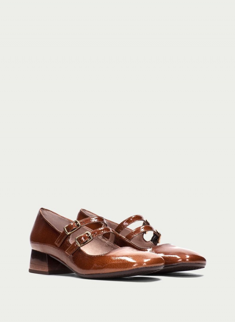 Pantofi Mary Jane Dama Hispanitas Manila Maro Inchis | HMN1491JI