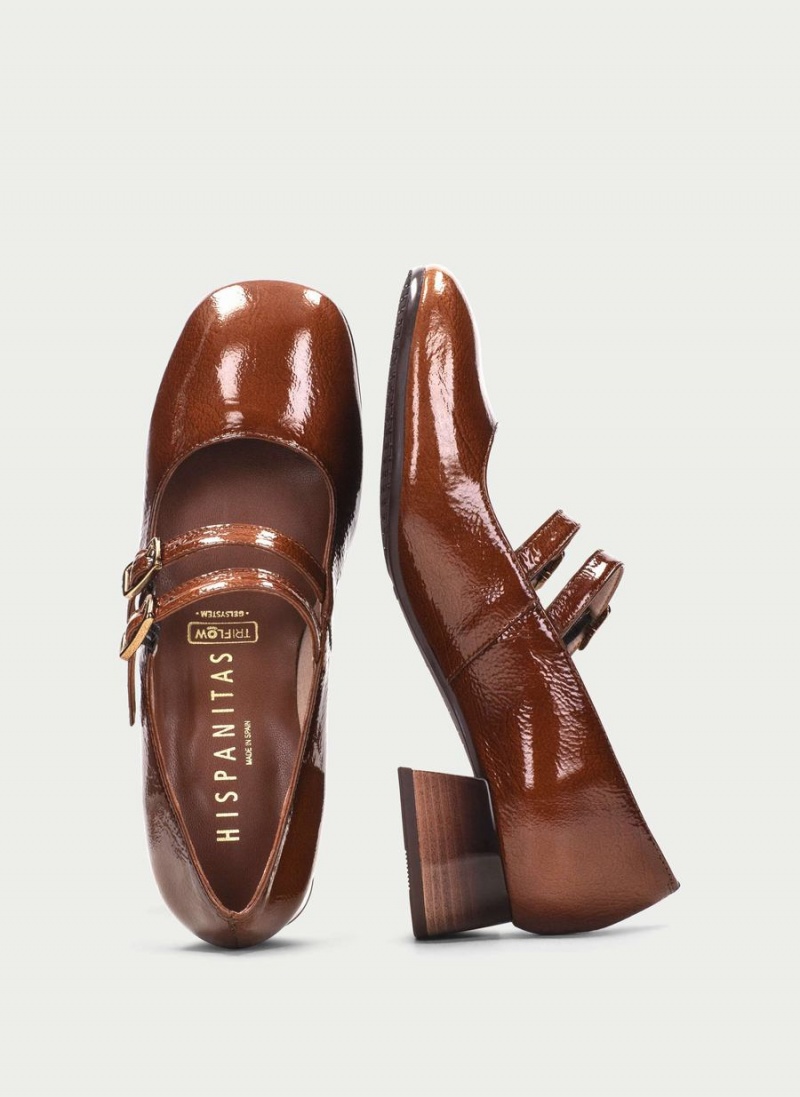 Pantofi Mary Jane Dama Hispanitas Manila Maro Inchis | HMN1491JI