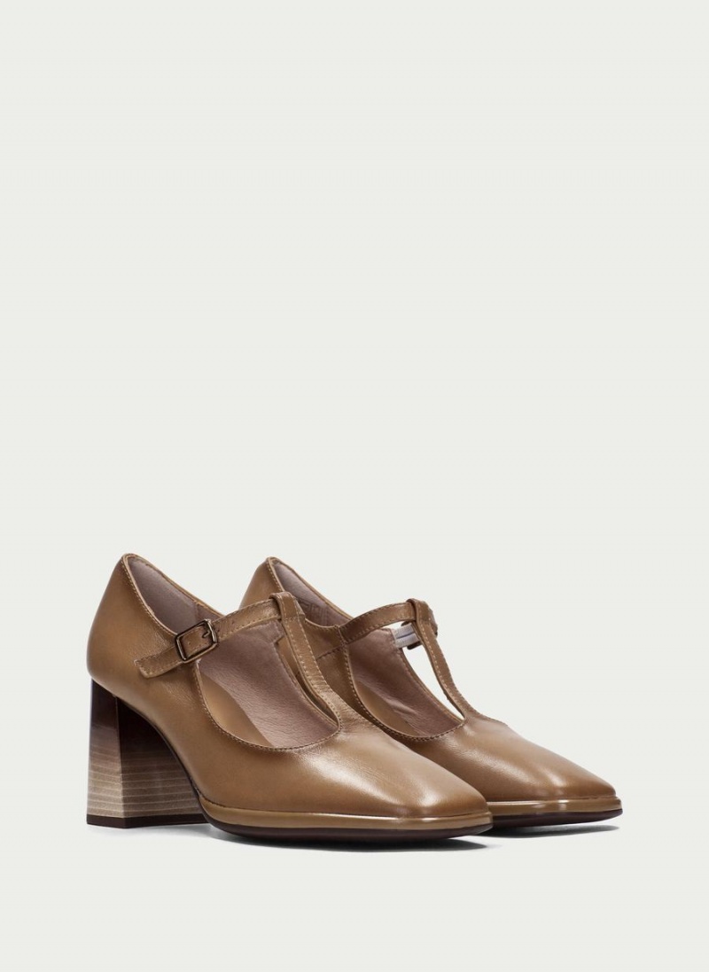 Pumps Dama Hispanitas Monaco T Curea Kaki | NOG3187SY