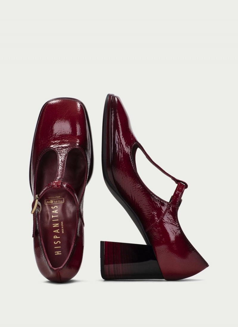 Pumps Dama Hispanitas Monaco T Curea Rosii | PSW9473RI